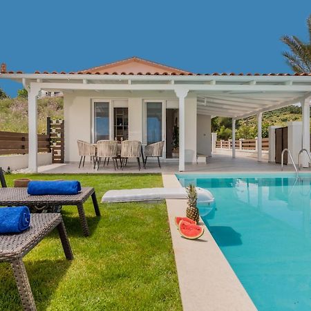 Astarte Villas - Villa Siesta With Private Pool Argassi Exterior foto